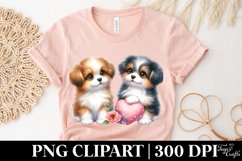 Puppies Heart , Clipart |T-shirt, Mug, Tumbler Product Image 5
