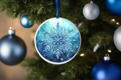 Round Christmas Ornament Sublimation|Clipart Product Image 3