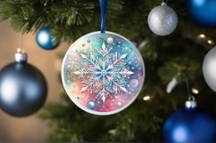 Round Christmas Ornament Sublimation|Clipart Product Image 3