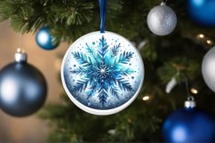 Round Christmas Ornament Sublimation|Clipart Product Image 3