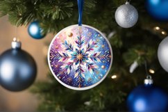 Round Christmas Ornament Sublimation|Clipart Product Image 3