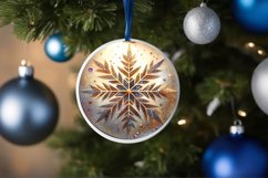 Round Christmas Ornament Sublimation|Clipart Product Image 3