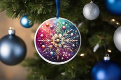 Round Christmas Ornament Sublimation|Clipart Product Image 3