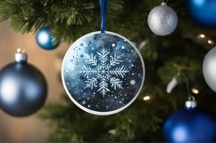 Round Christmas Ornament Sublimation|Clipart Product Image 3