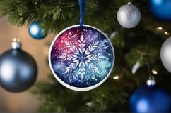 Round Christmas Ornament Sublimation|Clipart Product Image 3