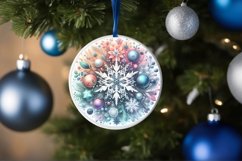 Round Christmas Ornament Sublimation|Clipart Product Image 3