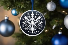 Round Christmas Ornament Sublimation|Clipart Product Image 3