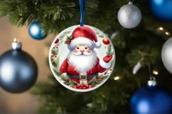Santa Christmas Sticker Sublimation PNG Product Image 1