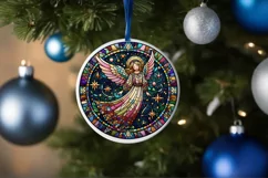 Round Christmas Ornament Sublimation|Clipart Product Image 3