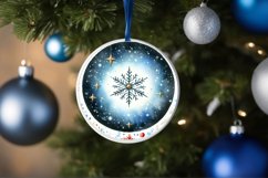 Round Christmas Ornament Sublimation|Clipart Product Image 3