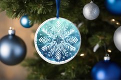 Round Christmas Ornament Sublimation|Clipart Product Image 3