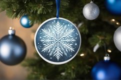 Round Christmas Ornament Sublimation|Clipart Product Image 3