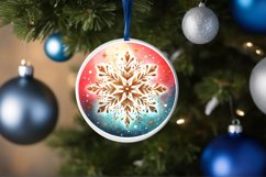 Round Christmas Ornament Sublimation|Clipart Product Image 3