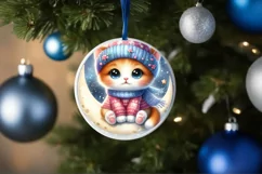 Cute Digital Painting Featuring Cute Baby Kitten PNG Product Image 4