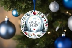 Watercolor Christmas Image Featuring Winter Scene with Product Image 1