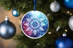 Round Christmas Ornament Sublimation|Clipart Product Image 3
