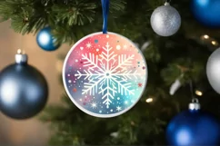 Colorful Pastel Watercolor Christmas Image Featuring Product Image 4