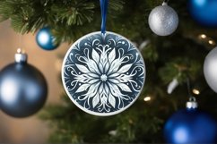 Round Christmas Ornament Sublimation|Clipart Product Image 3
