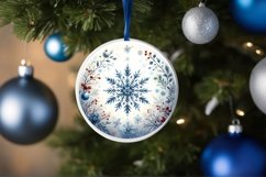 Round Christmas Ornament Sublimation|Clipart Product Image 3