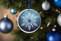 Round Christmas Ornament Sublimation|Clipart Product Image 3