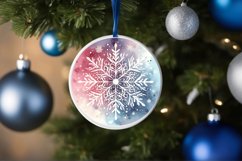 Round Christmas Ornament Sublimation|Clipart Product Image 3