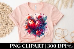 Broken Cold Heart Love Clipart |T-shirt, Mug, Tumbler Product Image 5