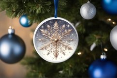 Round Christmas Ornament Sublimation|Clipart Product Image 3
