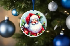 Watercolor Santa Christmas PNG Product Image 4