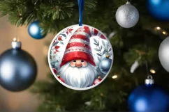Watercolor Gnome Christmas PNG Product Image 4