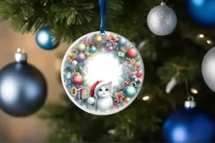 Adorable Winter Cat Christmas PNG Product Image 4