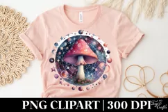 Mystical Mushroom | Celestial | Magic Mushrooms PNG |Tarot Product Image 4