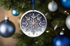 Round Christmas Ornament Sublimation|Clipart Product Image 3