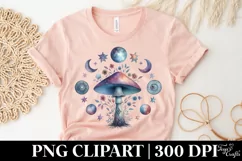 Mystical Mushroom | Celestial | Magic Mushrooms PNG |Tarot Product Image 4
