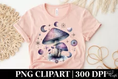 Mystical Mushroom | Celestial | Magic Mushrooms PNG |Tarot Product Image 4