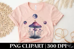 Mystical Mushroom | Celestial | Magic Mushrooms PNG |Tarot Product Image 4