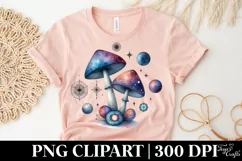Mystical Mushroom | Celestial | Magic Mushrooms PNG |Tarot Product Image 5