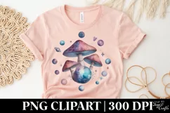Mystical Mushroom | Celestial | Magic Mushrooms PNG |Tarot Product Image 4