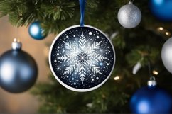 Round Christmas Ornament Sublimation|Clipart Product Image 3