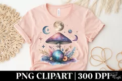 Mystical Mushroom | Celestial | Magic Mushrooms PNG |Tarot Product Image 5