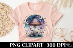 Mystical Mushroom | Celestial | Magic Mushrooms PNG |Tarot Product Image 1