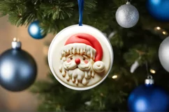 3D Santa Melting Winter PNG Product Image 4