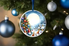 Watercolor Gnome Christmas PNG Product Image 1