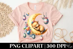 Easter Bunny Clipart |T-shirt, Mug PNG Product Image 4