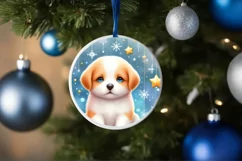 Winter Baby Puppy Sublimation PNG Product Image 1