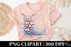 Abstract Pastel Shiny Foxglove Made of Material Product Image 5