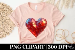 Broken Cold Heart Love Clipart |T-shirt, Mug, Tumbler Product Image 4