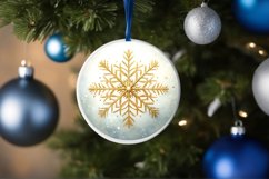 Round Christmas Ornament Sublimation|Clipart Product Image 3