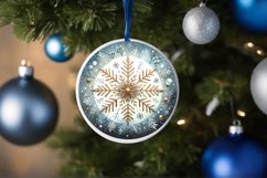Round Christmas Ornament Sublimation|Clipart Product Image 3
