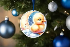 Digital Painting Christmas Duck PNG Product Image 4
