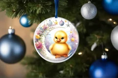 Digital Painting Christmas Duck PNG Product Image 4